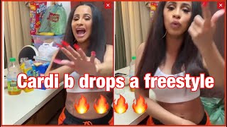 CARDI B drops a freestyle and you won’t believe ??