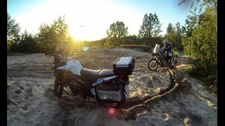 Romet ADV250 & BMW R1200GS w terenie