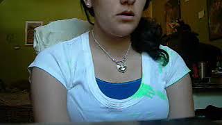 Brunette girl has hiccups 5
