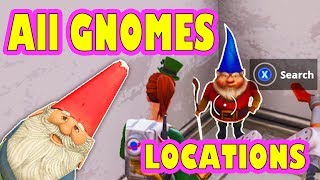 *ALL*  7 Hidden Gnome Locations Challenge (Fortnite Battle Royale) (Where to find)