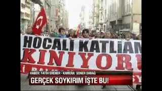 Gerçek Soykırım Hocalı Soykırımı. Taksim'de Dev Anma Töreni. Onbinler Lanetledi