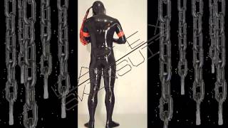 Hong Kon latex boy in zipless and gas mask