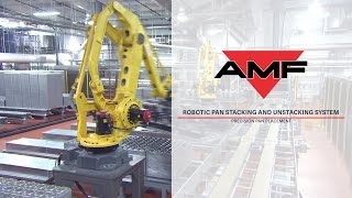 AMF Bakery Systems | Robotic Pan Stacking & Unstacking