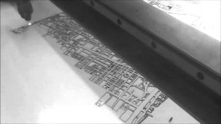 Laser Cut Toronto Map by Cut Maps