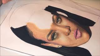 Desenhando Rihanna - Drawing Rihanna