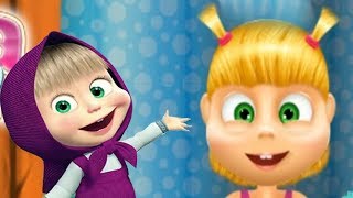 Маша и Медведь Моем Машу В Ванной с Пузырьками и Одеваем Супер Игра Для Детей