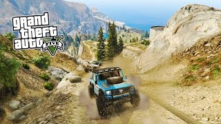 GTA 5 OFF ROADING!!! GTA 4x4 OFFROADING w/ CUSTOM TRUCKS! (Grand Theft Auto 5 PS4 Gameplay)