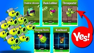 Plants vs Zombies 2 - LEVEL UP ! Threepeater Gameplay