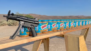 How much Peanut butter it takes to stop a bullet?