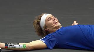 Alex Zverev Clinches 2018 Laver Cup For Team Europe