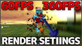 【Minecraft】Vegas pro , OBS Render settings 60FPS vs 120FPS vs 240FPS vs 360FPS