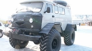 #541. УАЗ 452 4Х4 НА РАМЕ ГАЗ 66 (АВТО БЛОГ 2014)