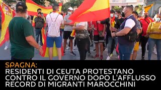 Spagna:residenti di Ceuta protestano contro il governo dopo l'afflusso record di migranti marocchini