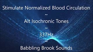? Stimulate Normalized Blood Circulation~Alt Isochronic Tones~Babbling Brook Sounds