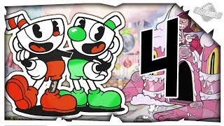 Cuphead: Gameplay / Walkthrough / Playthrough - PART 4 - CandyLand Sucks