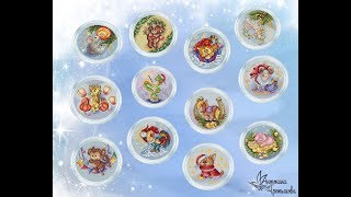 Новогодние игрушки "Восточный календарь" Крыса-Бык-Тигр