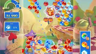 Bubble Witch 2 Saga Level 2810  with no booster & 9 bubbles left