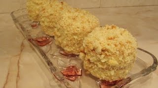 Ёжик в тумане Ну Очень Вкусный десерт ( Biscuit cakes with citrus cream) Простой рецепт