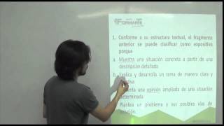 Análisis textual:Texto expositivo