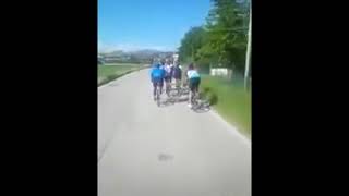 Camionista Incazzato bestemmia contro i ciclisti (SWAG STAZIONE)