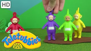Teletubbies Po Gets Stuck In Muddy Puddle | Teletubbies Toy Play Video | Play games with Teletubbies