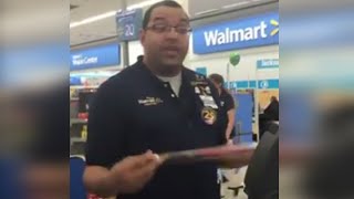 Walmart Cashier Delivers Cartoon Impressions at Checkout