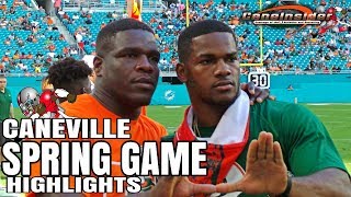 Highlights - Miami Hurricane Spring Game 2018