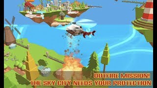 Craft Helicopter Blocky City Sky Rescue Android Gameplay