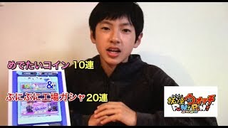 めでたいコイン10連&ぷにぷに 工場ガシャ 20連 【妖怪ウォッチぷにぷに  yo-kai Watch Wibble Wobble】