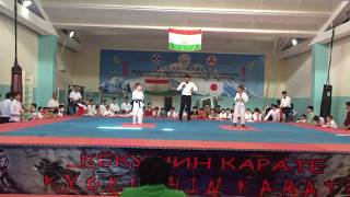 Дети 9-10 лет. до 25 кг. Kyokushinkan Karate Dushanbe Tajikistan