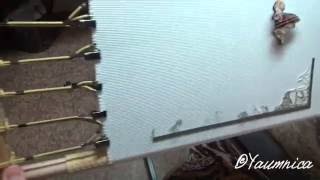 Барабанная натяжка канвы