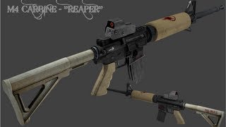 M4 Carbine Speed model in Blender 3D