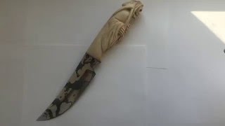 Нож  Коса и роза