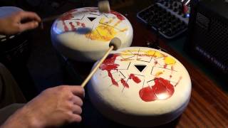 Das "T DRUM" model _ Kraftwerk steel tongue drum cover