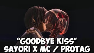 MMD DDLC "Goodbye Kiss" Sayori x MC / Protag - Doki Doki Literature Club animated cartoon meme