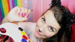 ASMR Painting Your Face, Relaxing Role Play, Soft Spoken