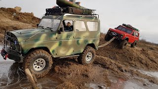 Вот почему УАЗ КРУЧЕ НИВЫ !!! ... Проезжаем лед и бездорожье. Offroad 4x4