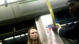 Racist British Woman On UK Tram-THIS IS DISGUSTING-***Must Watch***