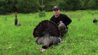 Bow hunting turkey New York Faith at Full Draw