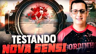 ? FREE FIRE - AO VIVO ?TESTANDO NOVA SENSI - KOF GUILD - #27K - VEM PRA LIVE DO GORDINHO