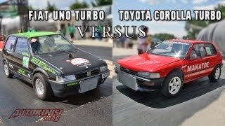 Fiat Uno Turbo vs Toyota Corolla Turbo // TETRAKOSARI© VII