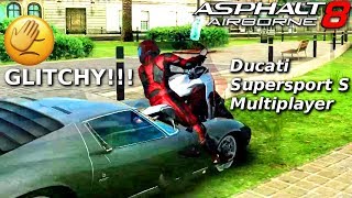 GLITCHIEST BIKE EVER?!? Ducati Supersport S (Rank 1443) Multiplayer in Asphalt 8