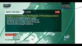 LIVE: Macron addresses European Committee of Regions plenary ahead of French presidency