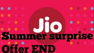 RELIANCE JIO BAD NEWS SUMMER SURPRISE OFFER END TODAY