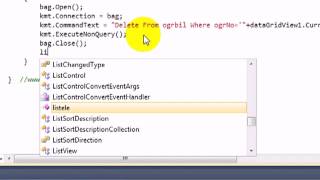Ms Sql Veri Tabanından Kayıt Silme Ders 116 C#    C Sharp    Ms Sql