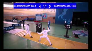 Т8. Самарская обл-1 - Московская обл-1. Шпага мужчины командные.