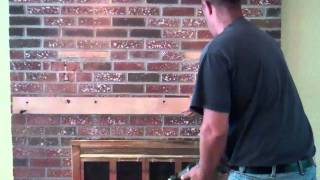 Installation of TV over brick fireplace (Customized Solution