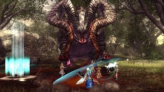 Fighting a Boss in Sword Art Online: Hollow Realization