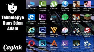 Masaüstü Simge Boyutu Değiştirme (Windows XP) - Teknolojiye Dans Eden Adam