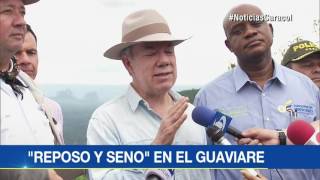 Juan Manuel Santos declara tres parques oficialmente libres de cultivos de Coca | Noticias Caracol